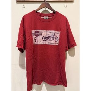 Harley Davidson Knucklehead Tee Red Size 2xl